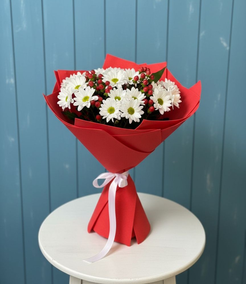 Букет цветов из: Хризантемы в Ветлуге