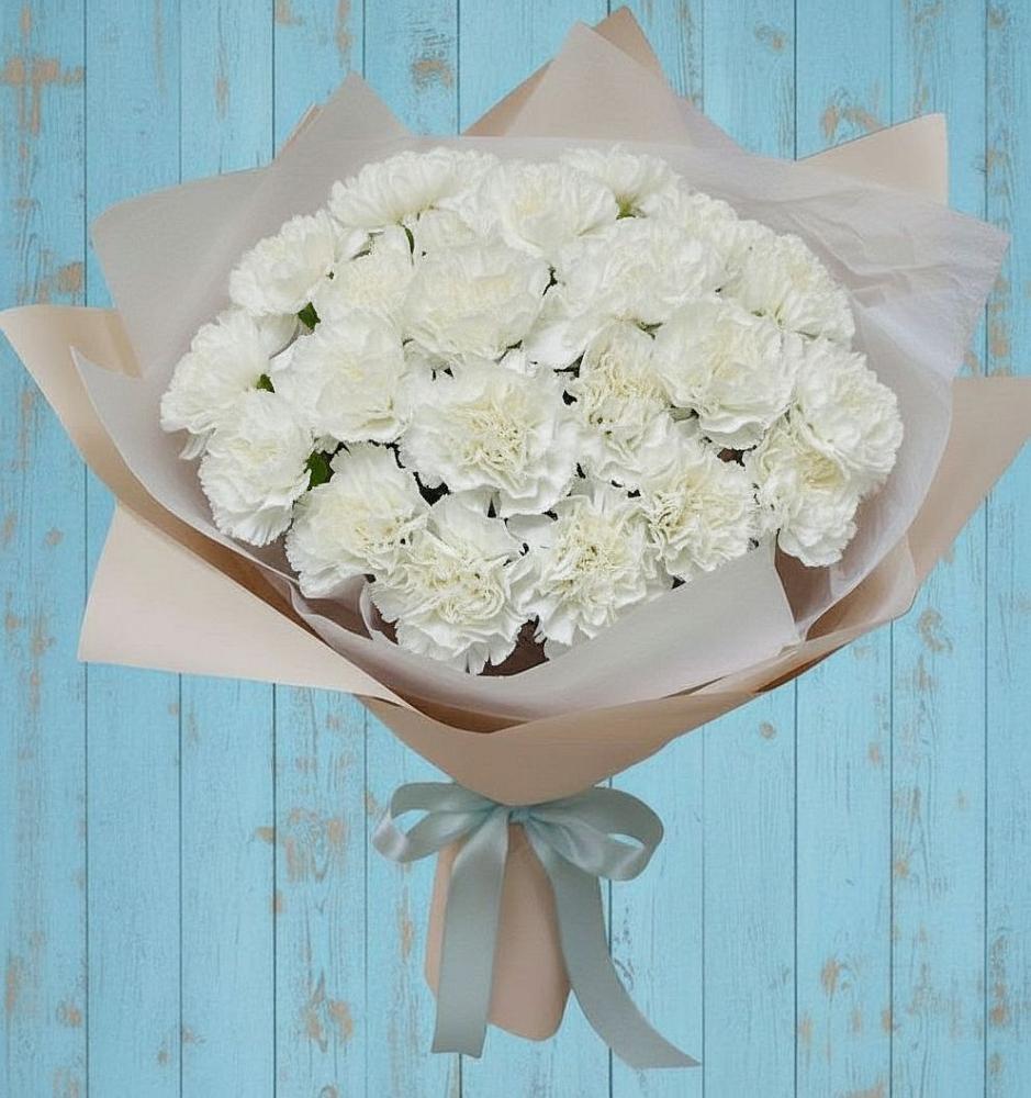 Букет цветов из: Гвоздики в Ветлуге