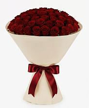 Букет 101 Бордовая роза Блэк Бакарра в Ветлуге