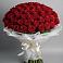 Букет 101 Красная роза Блэк Мэджик в Ветлуге