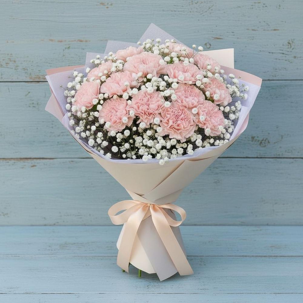 Букет цветов из: Гвоздики в Ветлуге