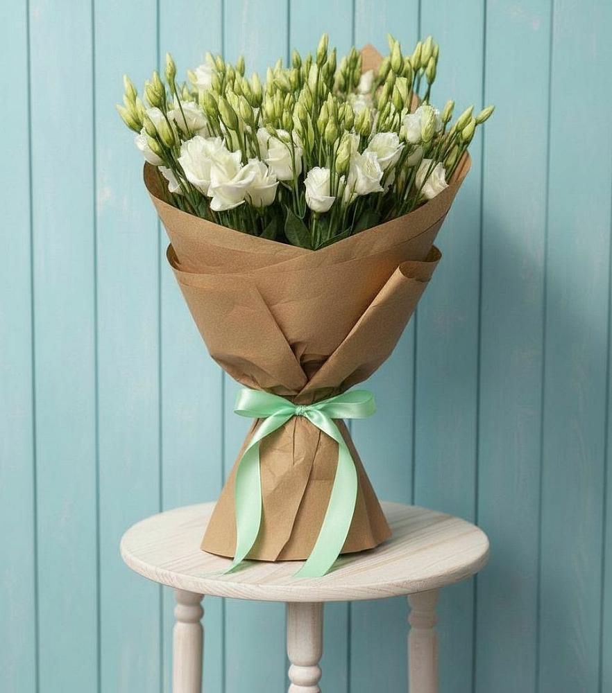 Букет цветов из: Лизиантусы в Ветлуге