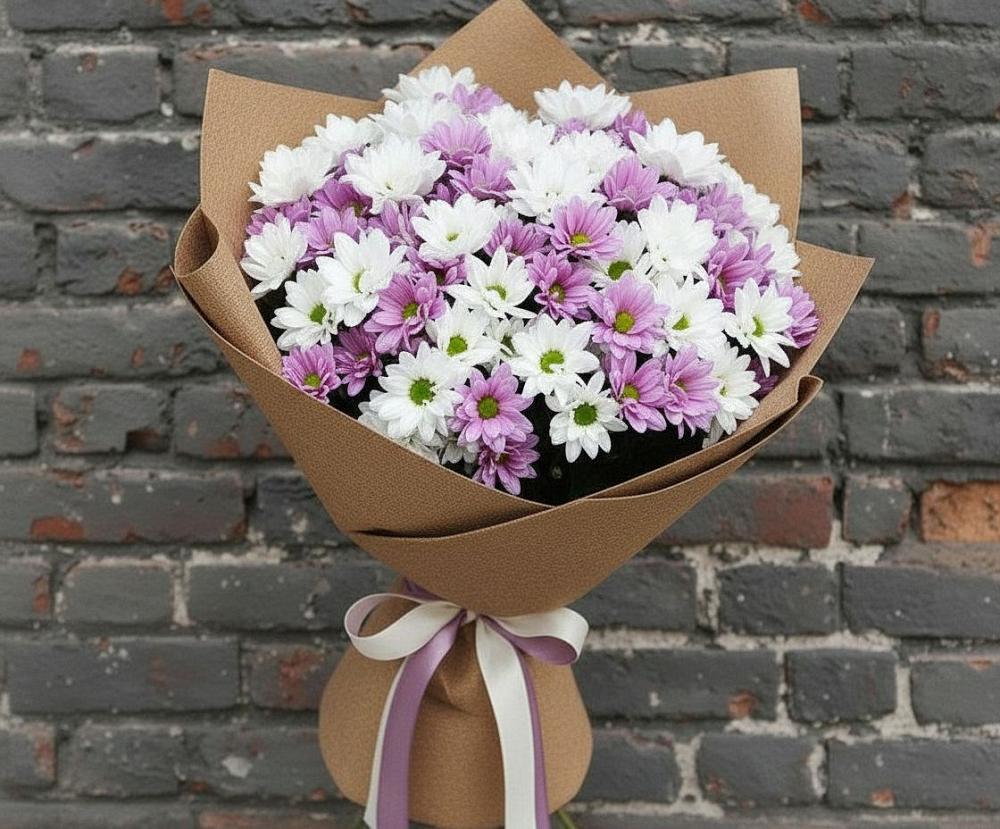 Букет цветов из: Хризантемы в Ветлуге