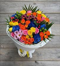 Букет цветов из:  Розы и Хризантемы в Ветлуге