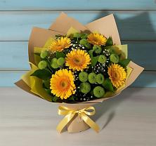 Букет цветов из:  Герберы и Хризантемы в Ветлуге
