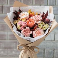 Букет цветов из:  Гвоздики, Хризантемы и Розы в Ветлуге