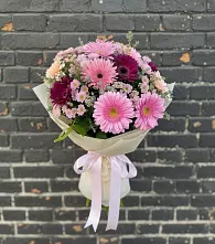 Букет цветов из:  Герберы и Хризантемы в Ветлуге