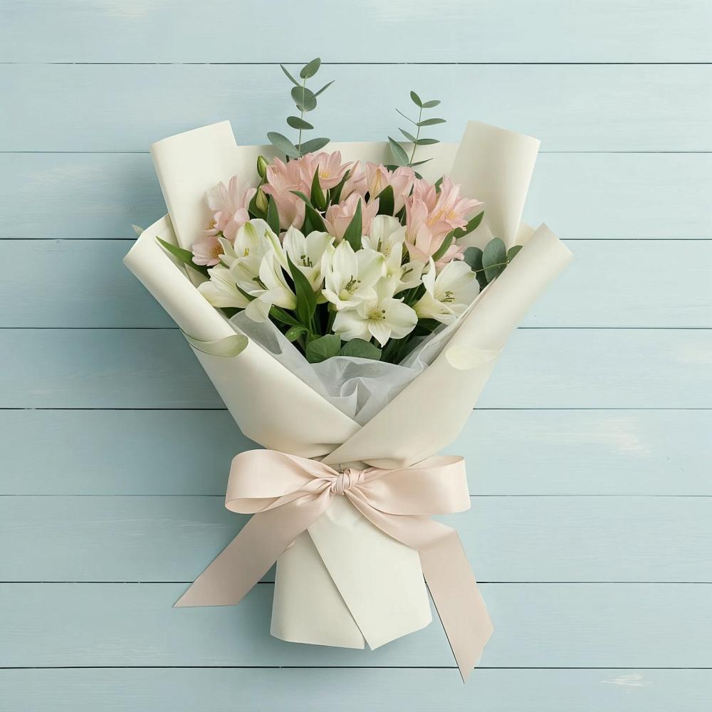 Букет цветов из: Альстромерии в Ветлуге