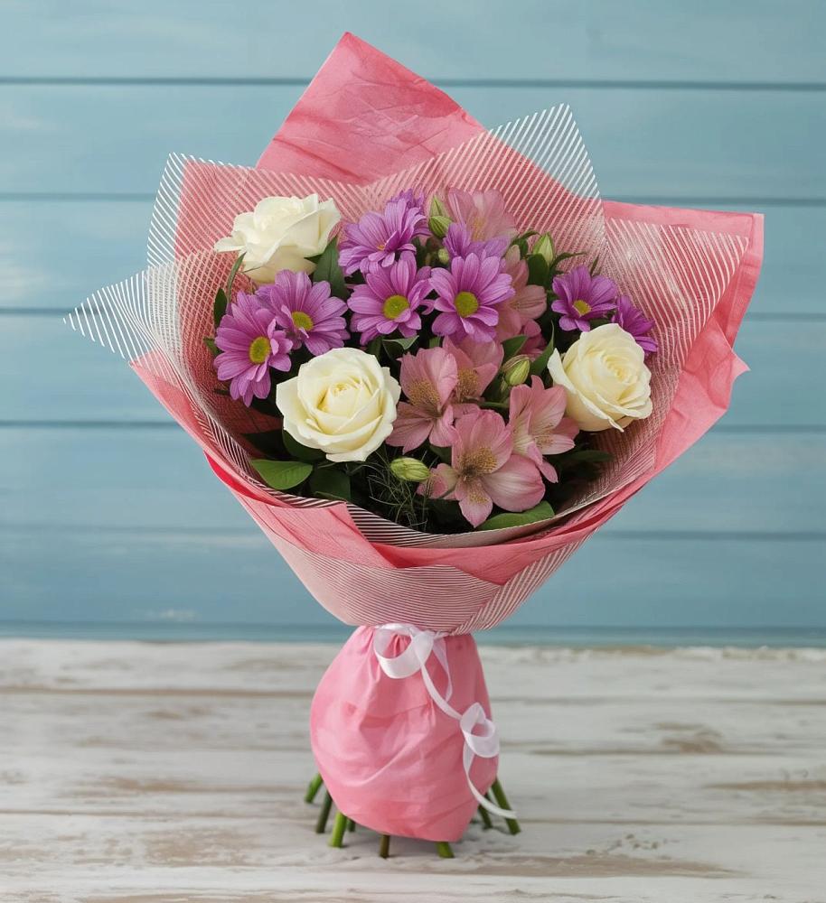 Букет цветов из: Герберы в Ветлуге