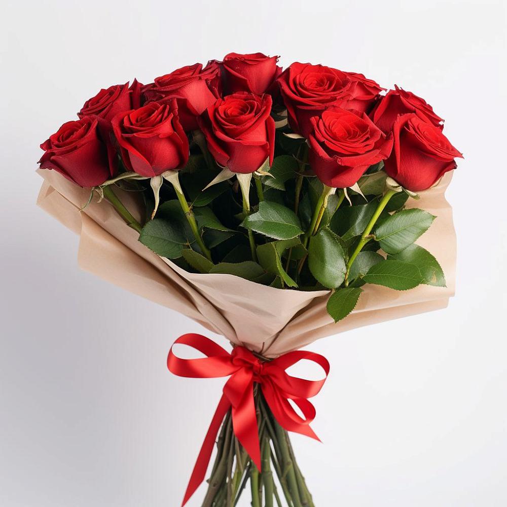 Букет 11 Красных роз Эдлесс Лав в Ветлуге