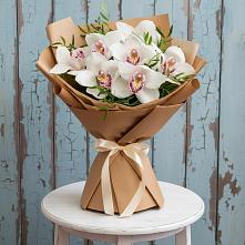 Букет цветов из:  Орхидеи и Розы в Ветлуге